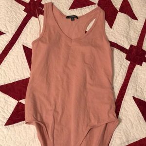 Pink body suit never worn